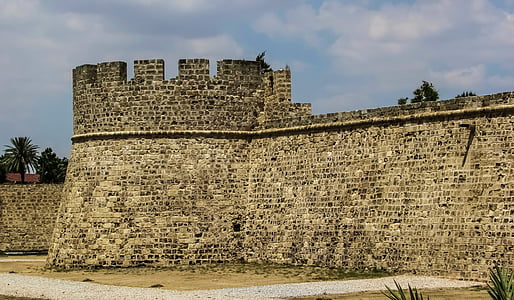 Ciper, Famagusta, grad, Othello grad, trdnjava, arhitektura, mejnik