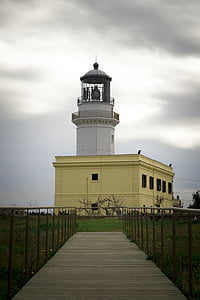 lighthouse, capo colonna, crotone, italy