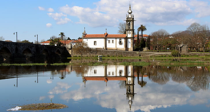 rio, lima, bridge, architecture, river, church, water