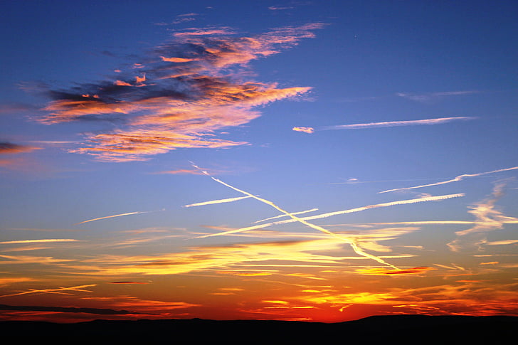 salida del sol, cielo, nubes, sol, Crepúsculo, cielos, puesta de sol