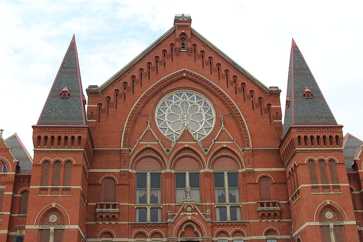 Cincinnati, architecture, Music-Hall, Ohio, bâtiment, Église