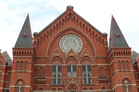 Cincinnati, arquitetura, music hall, Ohio, edifício, Igreja