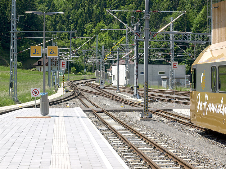 laubenbachmühle, estación de tren, ferrocarril de, ferrocarril, transporte público, tren, locomotora