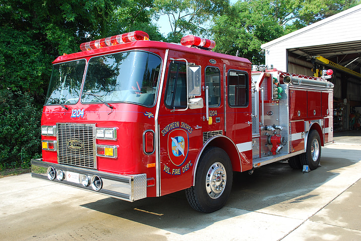 tulekahju veoauto, tuletõrjeauto, erakorralise, punane, hädaolukorras, tuletõrje, 911