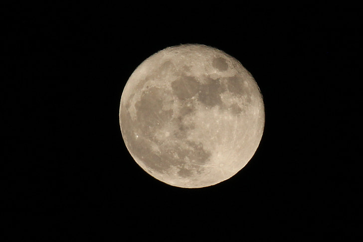 Luna, pilns mēness, rudens, Nero, mistērija, skaidrs, ka nakts