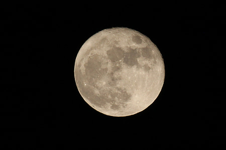 Luna, pleine lune, automne, Nero, mystère, clair de nuit