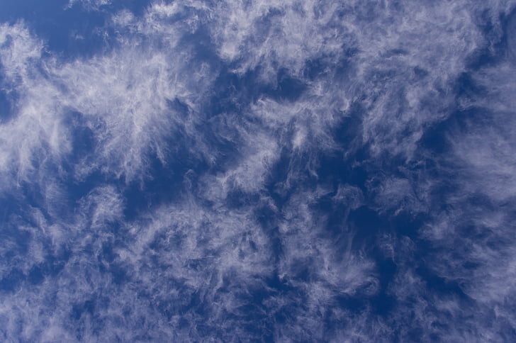 cel, núvols, blau, blanc, patró, Austràlia, fons
