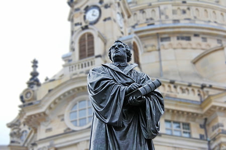 Martin Luther, Kirche, beten, Kirche Notre-Dame, Altstadt, historische, erstaunlich