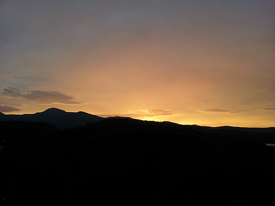 Dawn, East ráno teuneun, Príroda, Kórejská republika, Kórea, Príroda, Mountain