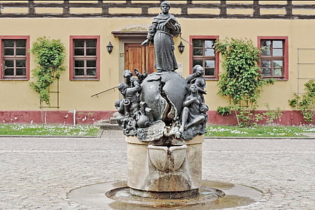 burg Anna, Michael stifel, monument, Saxe-anhalt, réformation, statue de, sculpture