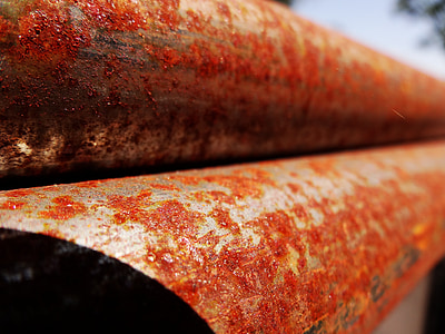 rust, weathered, pipes, rusted, steel, old, grunge