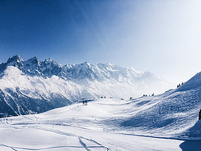 φωτογραφία, χιονισμένο, βουνά, φύση, τοπίο, Σύνοδος Κορυφής, κορυφές
