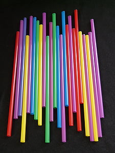 straws, tube, plastic, colorful, color, drink, thirst