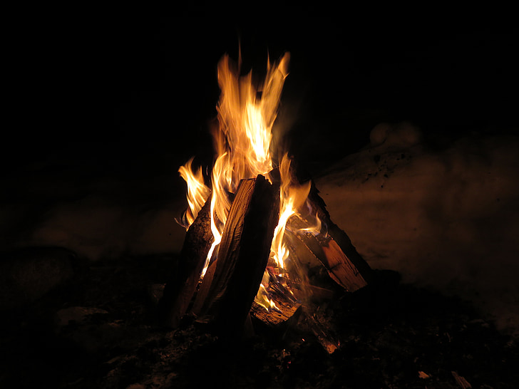 tuld, tulekahju, lõkke, põletada, lauk, Camp, puit