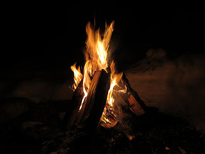 flames, fire, campfire, burn, blaze, camp, wood