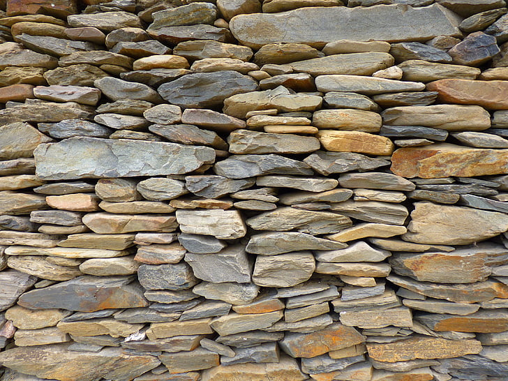 zid, kamenje, siva