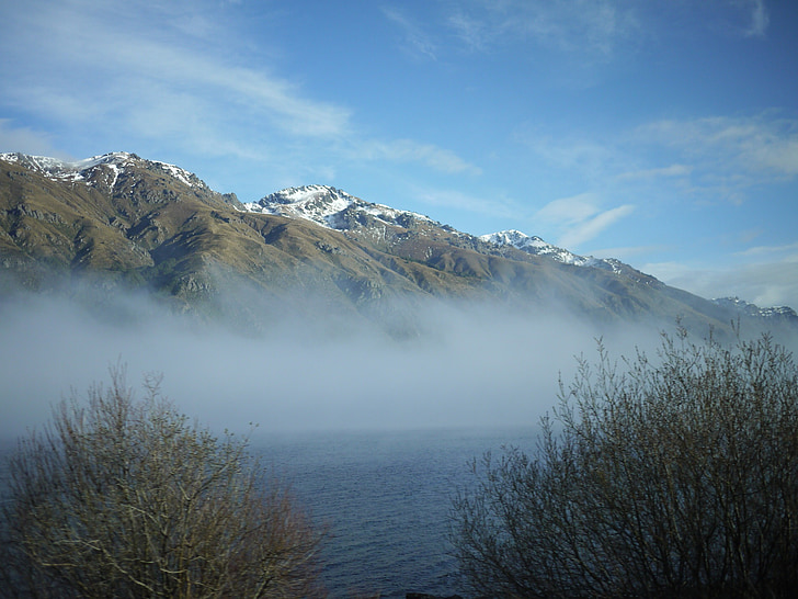 Nouvelle-Zélande, paysage, une brume de nom de famille