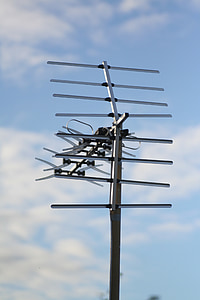 antenn, TV, Sky, antenn, TV, Telly, teknik