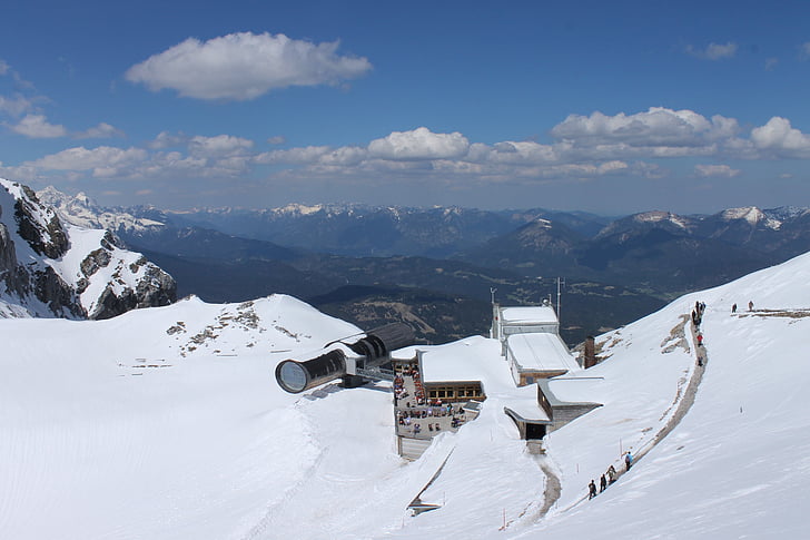 bergstation, Karwendel, Alpine, Bergen, Panorama, natuur, wandelen