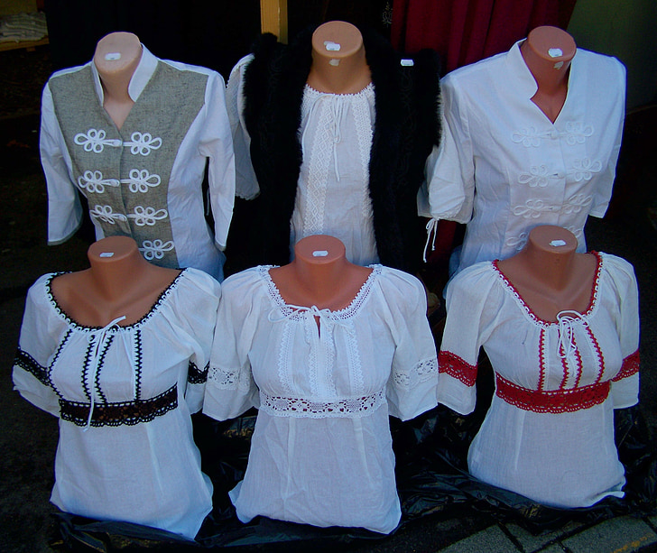 viršutiniai drabužiai, Vengrijos motyvai, drabužiai