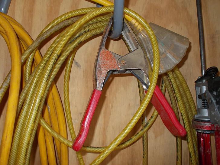 kabel, alat kerja, bekerja, listrik
