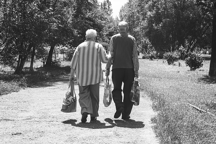 vellesa, Pensionistes, vell, estil de vida, No obstant això, confiança, parella