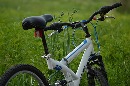 Sepeda, Sepeda, naik, petualangan, musim panas, padang rumput, Parkir