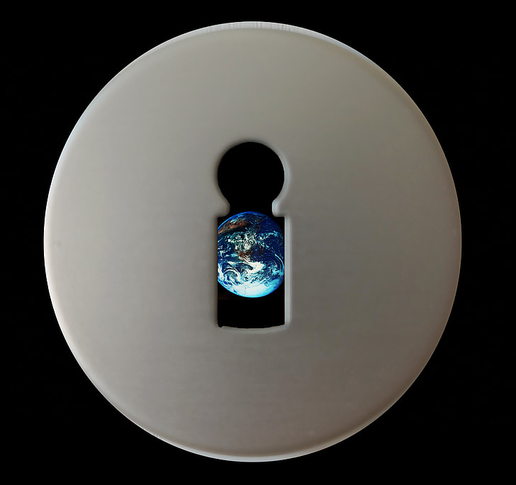 key hole, earth, by looking, spannern, curiosity, peephole, voyeur