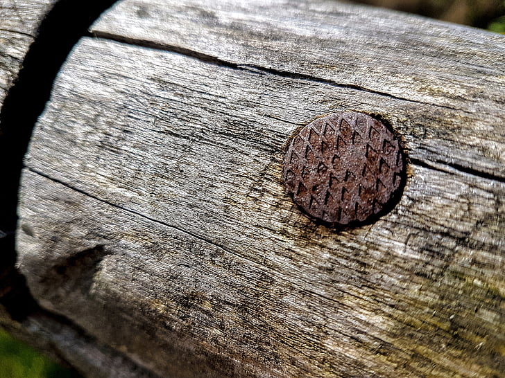 wood, nail, rusty, nature, stainless, rusted