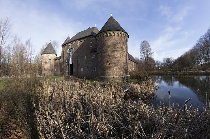 slott, tornet, knight's castle, fästning, medeltiden, väggen, Tyskland