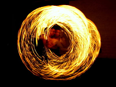 fire eaters, fire artist, fire, district, torch, flame, night