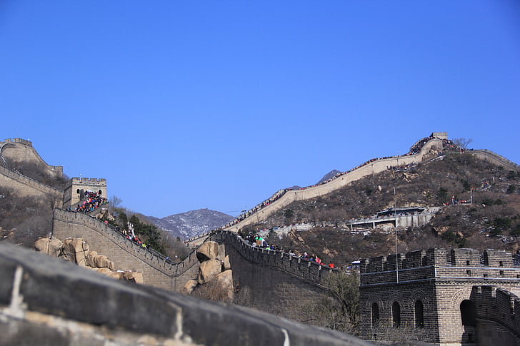china, the great wall, the city walls, building, great Wall Of China, beijing, china - East Asia