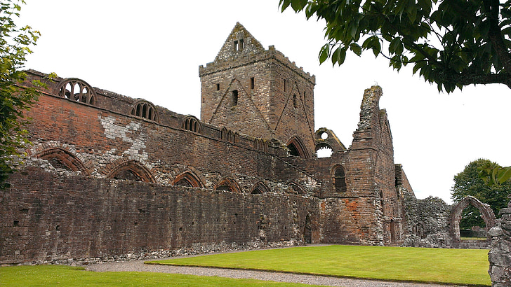 Zřícenina, ruiny kostela, Gotická, budova, kostel, historické, Skotsko