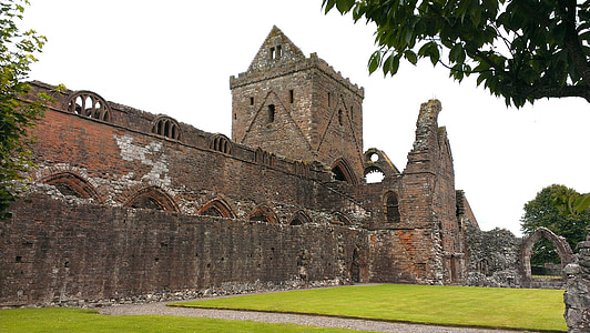ruiny, ruiny kościoła, Gotyk, budynek, Kościół, historyczne, Szkocja