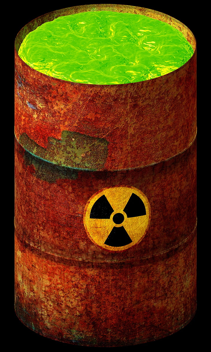 jadrové, odpad, rádioaktívne, toxické, nebezpečenstvo, žiarenie, životné prostredie