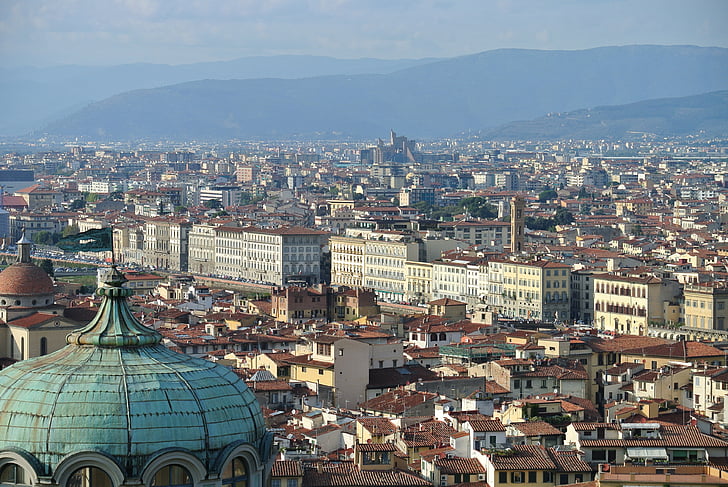 Florence, Kota, pemandangan, Tuscany, Italia, Eropa, Italia