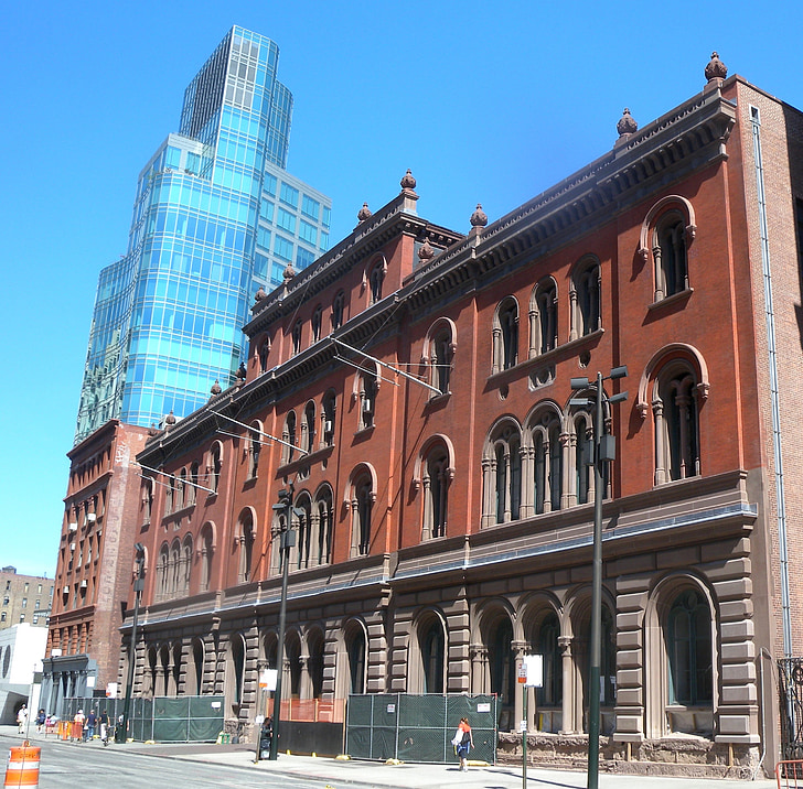 Astor, bibliotēka, Manhattan, East village, vēsturisko, arhitektūra, ēka
