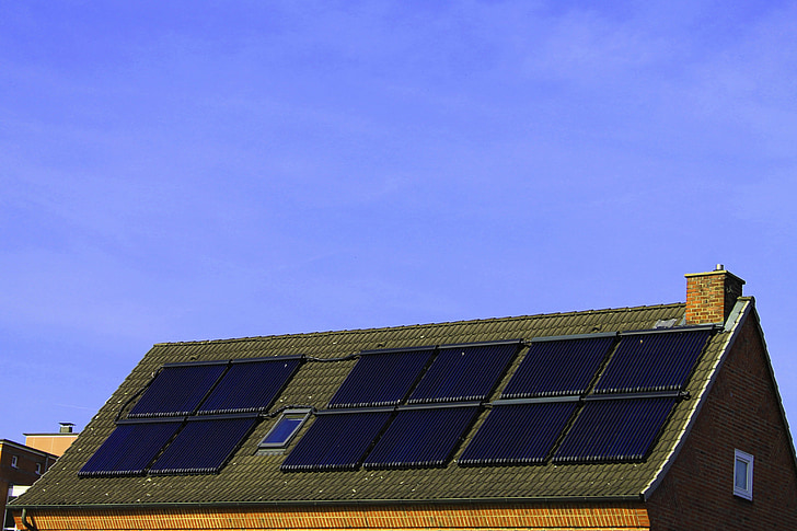 Solarstrom, Solar-system, Solar Energie, solarenegergie, Solar, Dach, nach Hause