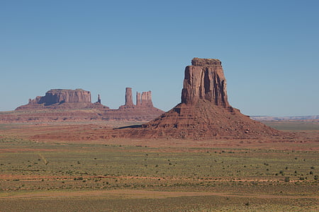 Estados Unidos, paisaje, naturaleza, panorama, Parque Nacional, Valle del monumento, colina
