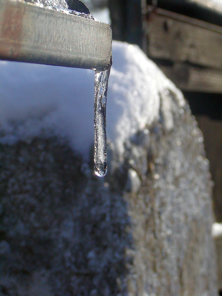 winter, water, ice, icicle, time, peace, cold - Temperature