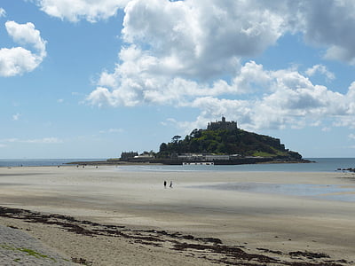 england, cornwall, mount, st michael, castle, fortress, historically