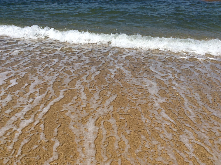 havet, Beach, sand
