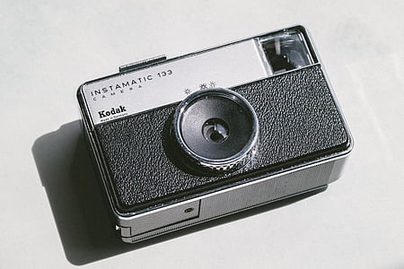 Винтаж, камеры, Kodak, фотография, черный и белый, Камера - фотографическое оборудование, старомодный