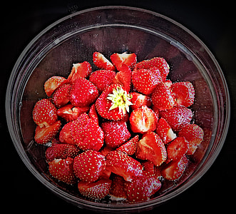 fraises, fruits, fruits, rouge, juteuse, Sweet, délicieux