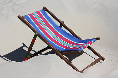 beach, chair, germany, travel, summer, relax, water