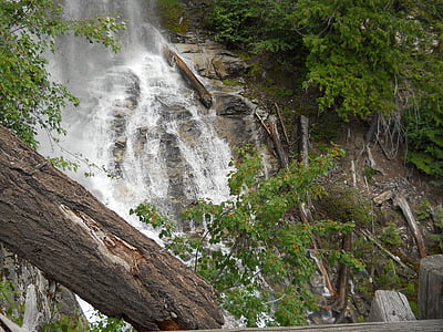 Wasserfall, im freien, Wasser, Stream, Durchfluss, Wandern, Landschaft