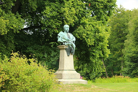 statue, sculpture, figure, ludwigslust-parchim, art, castle park, artwork