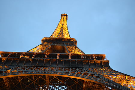 Parijs, Eiffeltoren, Frankrijk, het platform, toren, reisbestemmingen, reizen