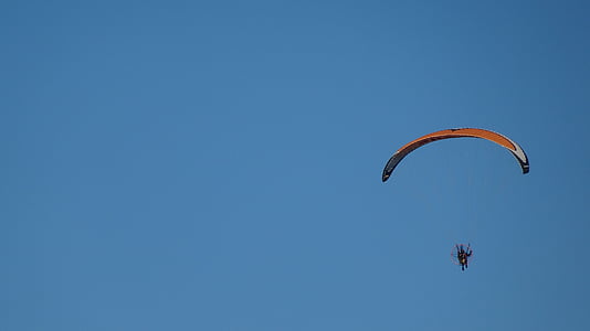thét, bầu trời, paraglider, Thiên nhiên, chuyến bay, thể thao