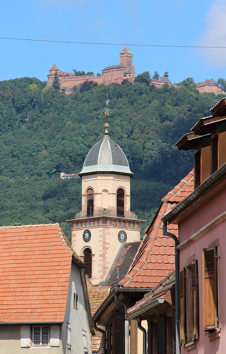 Alsace, Castle, kesällä, Ranska, Heritage